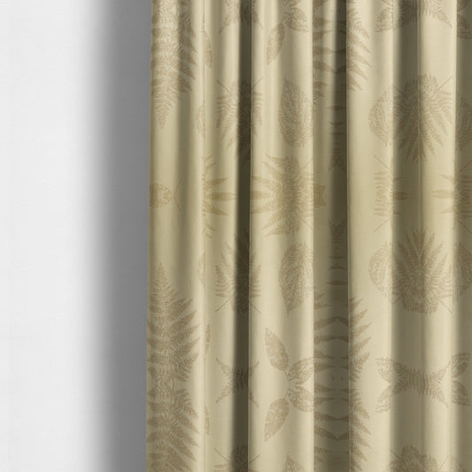 Pelham Autumnal Floral Pattern In Beige Colour Furnishing Upholstery Fabric CTR-1106 - Made To Measure Curtains