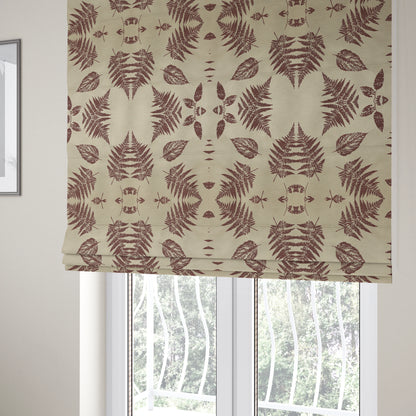 Pelham Autumnal Floral Pattern In Pink Colour Furnishing Upholstery Fabric CTR-1108 - Roman Blinds