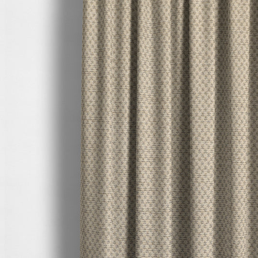 Surat Plain Textured Chenille Material In White Silver Colour Upholstery Fabric CTR-1113 - Made To Measure Curtains