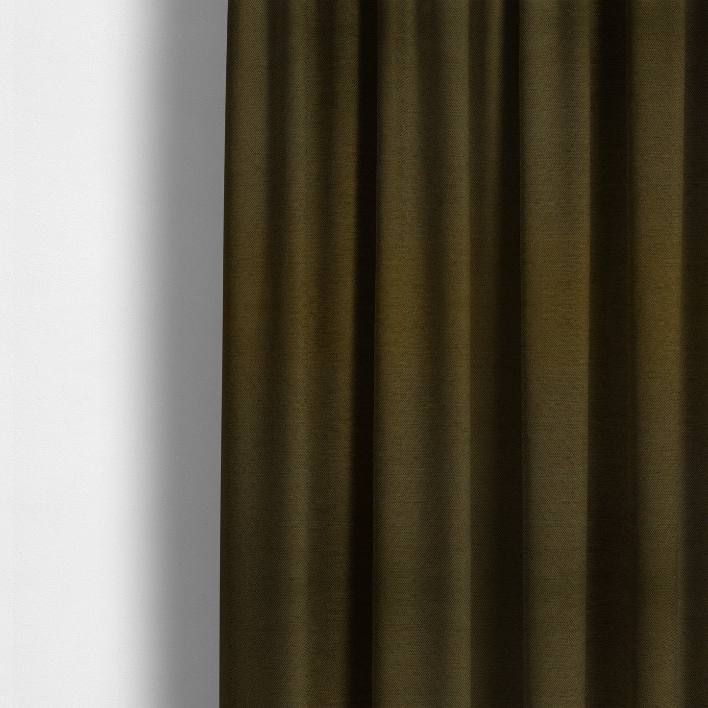 Surat Plain Textured Chenille Material In Grey Orange Colour Upholstery Fabric CTR-1119 - Made To Measure Curtains