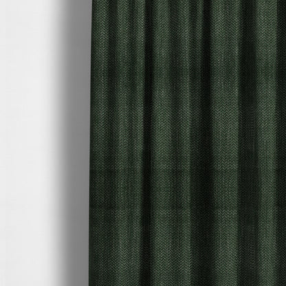 Majesty Herringbone Weave Chenille Green Colour Upholstery Furnishing Fabric CTR-1156 - Made To Measure Curtains