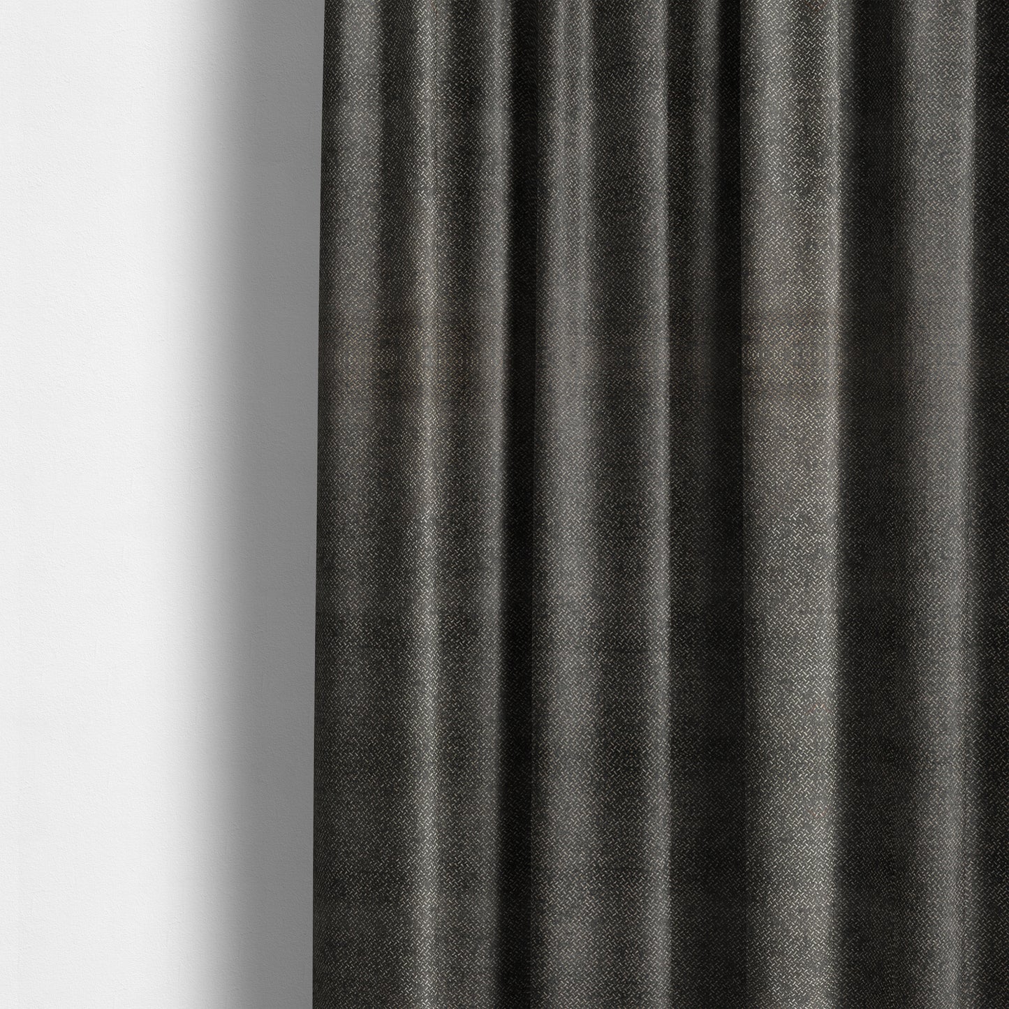 Kimberley Semi Plain Soft Chenille Upholstery Fabric In Grey Colour CTR-1182 - Made To Measure Curtains