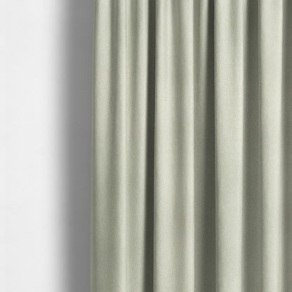 Kimberley Semi Plain Soft Chenille Upholstery Fabric In Cream Colour CTR-1186 - Made To Measure Curtains