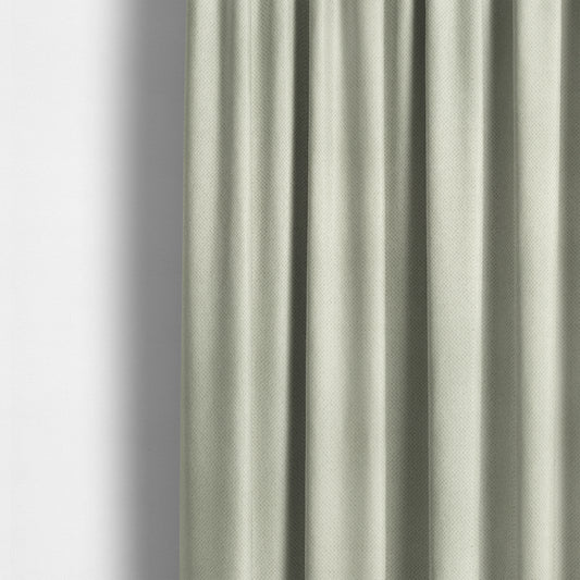 Kimberley Semi Plain Soft Chenille Upholstery Fabric In Cream Colour CTR-1186 - Made To Measure Curtains