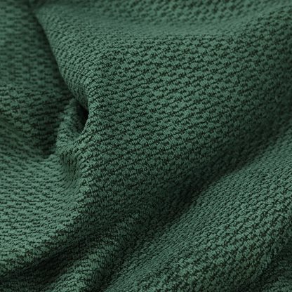 Chicago Bobble Effect Chenille Upholstery Fabric Pine Green Colour CTR-1190