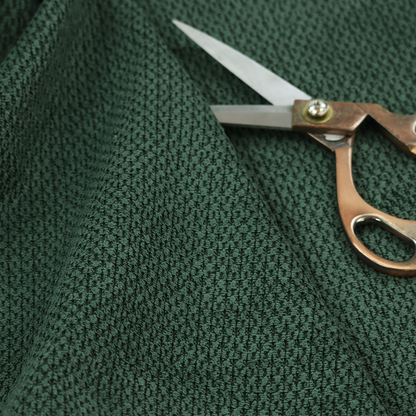 Chicago Bobble Effect Chenille Upholstery Fabric Pine Green Colour CTR-1190