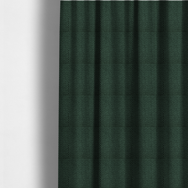 Chicago Bobble Effect Chenille Upholstery Fabric Pine Green Colour CTR-1190 - Made To Measure Curtains