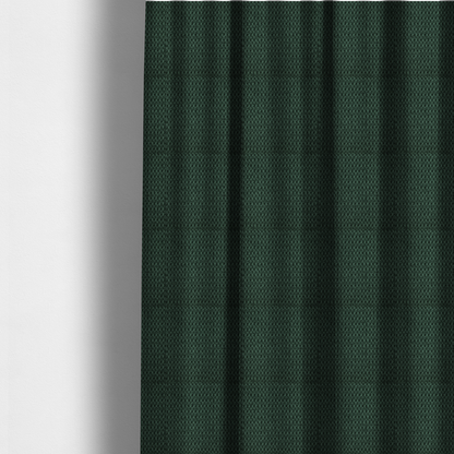 Chicago Bobble Effect Chenille Upholstery Fabric Pine Green Colour CTR-1190 - Made To Measure Curtains