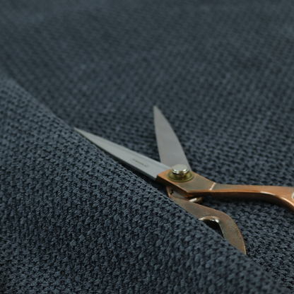 Chicago Bobble Effect Chenille Upholstery Fabric Onyx Colour CTR-1191