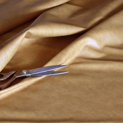 Lecce Faux Leather Matt Finish In Yellow Colour CTR-1193