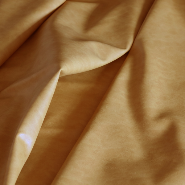 Lecce Faux Leather Matt Finish In Yellow Colour CTR-1193