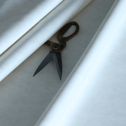 Lecce Faux Leather Matt Finish In White Colour CTR-1194