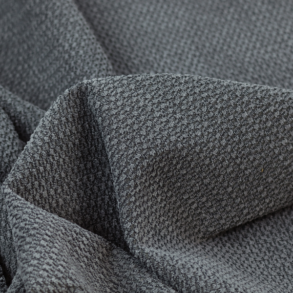 Chicago Bobble Effect Chenille Upholstery Fabric Zinc Colour CTR-1196