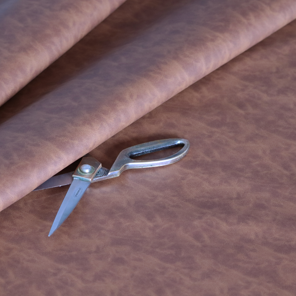 Lecce Faux Leather Matt Finish In Tan Brown Colour CTR-1198