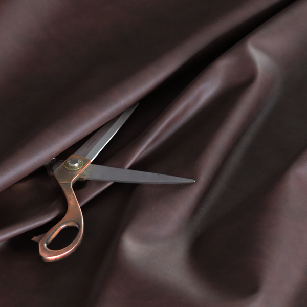 Lecce Faux Leather Matt Finish In Chocolate Brown Colour CTR-1204