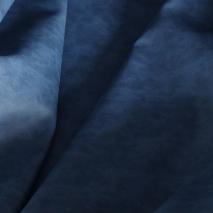 Lecce Faux Leather Matt Finish In Navy Blue Colour CTR-1205