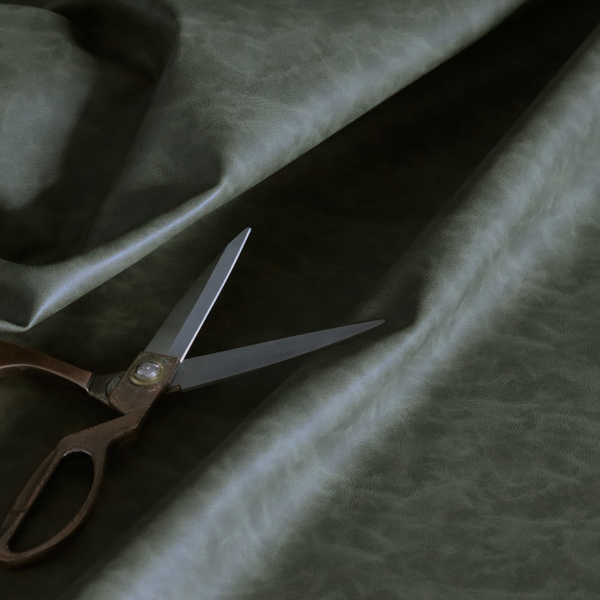 Lecce Faux Leather Matt Finish In Army Green Colour CTR-1207