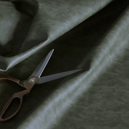 Lecce Faux Leather Matt Finish In Army Green Colour CTR-1207