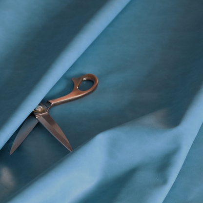 Lecce Faux Leather Matt Finish In Light Blue Colour CTR-1209