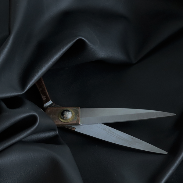 Lecce Faux Leather Matt Finish In Black Colour CTR-1212