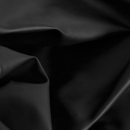 Lecce Faux Leather Matt Finish In Black Colour CTR-1212