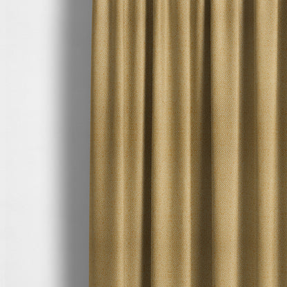 Sahara Geometric Pattern Chenille Material In Yellow Upholstery Fabric CTR-1218 - Made To Measure Curtains