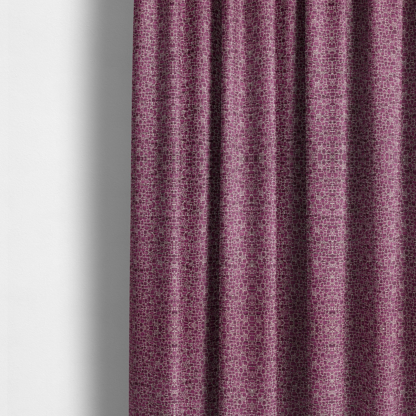 Ketu Collection Of Woven Chenille Pebble Stone Effect Pink Colour Furnishing Fabrics CTR-126 - Made To Measure Curtains