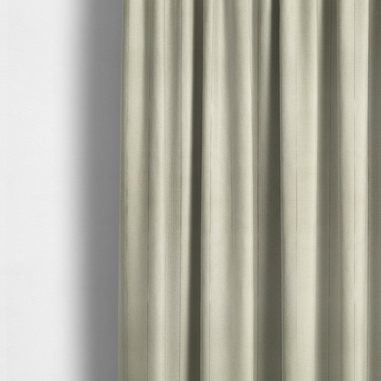 Ayon Striped Pattern Mono Beige Coloured With Shine Furnishing Fabric CTR-1271 - Made To Measure Curtains