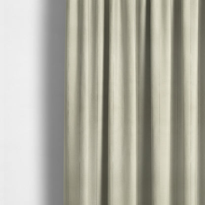 Ayon Striped Pattern Mono Beige Coloured With Shine Furnishing Fabric CTR-1271 - Made To Measure Curtains