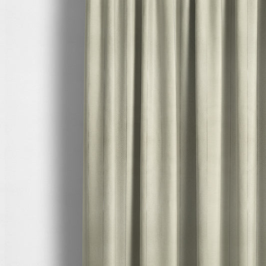 Ayon Striped Pattern Mono Beige Coloured With Shine Furnishing Fabric CTR-1271 - Made To Measure Curtains