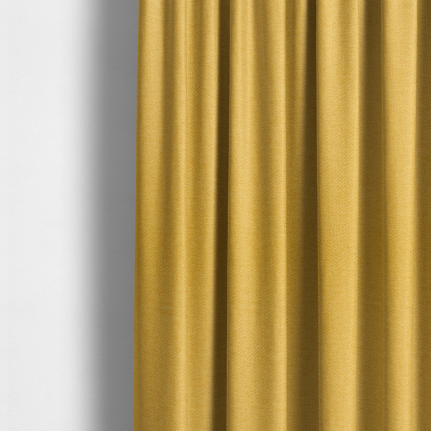 Bainbridge Woven Plain Fabric Yellow Colour Upholstery Fabric CTR-13 - Made To Measure Curtains