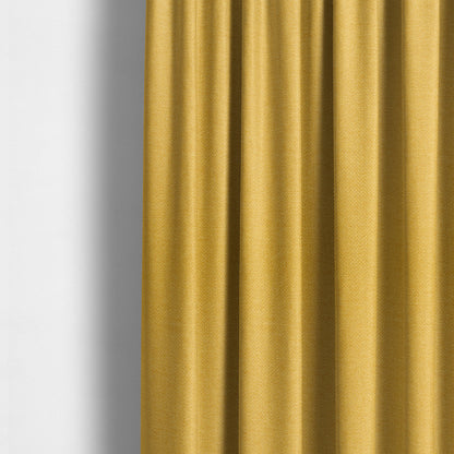 Bainbridge Woven Plain Fabric Yellow Colour Upholstery Fabric CTR-13 - Made To Measure Curtains