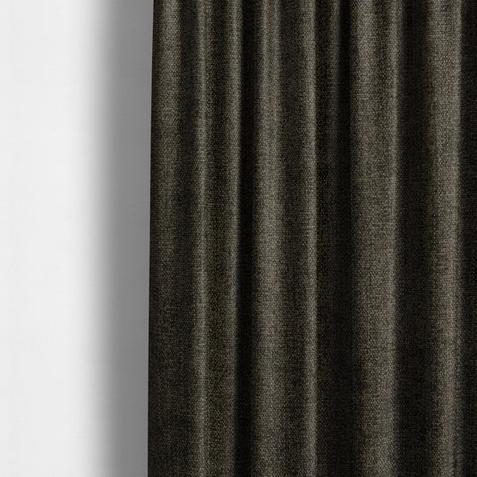 Sunset Chenille Material Brown Colour Upholstery Fabric CTR-1309 - Made To Measure Curtains