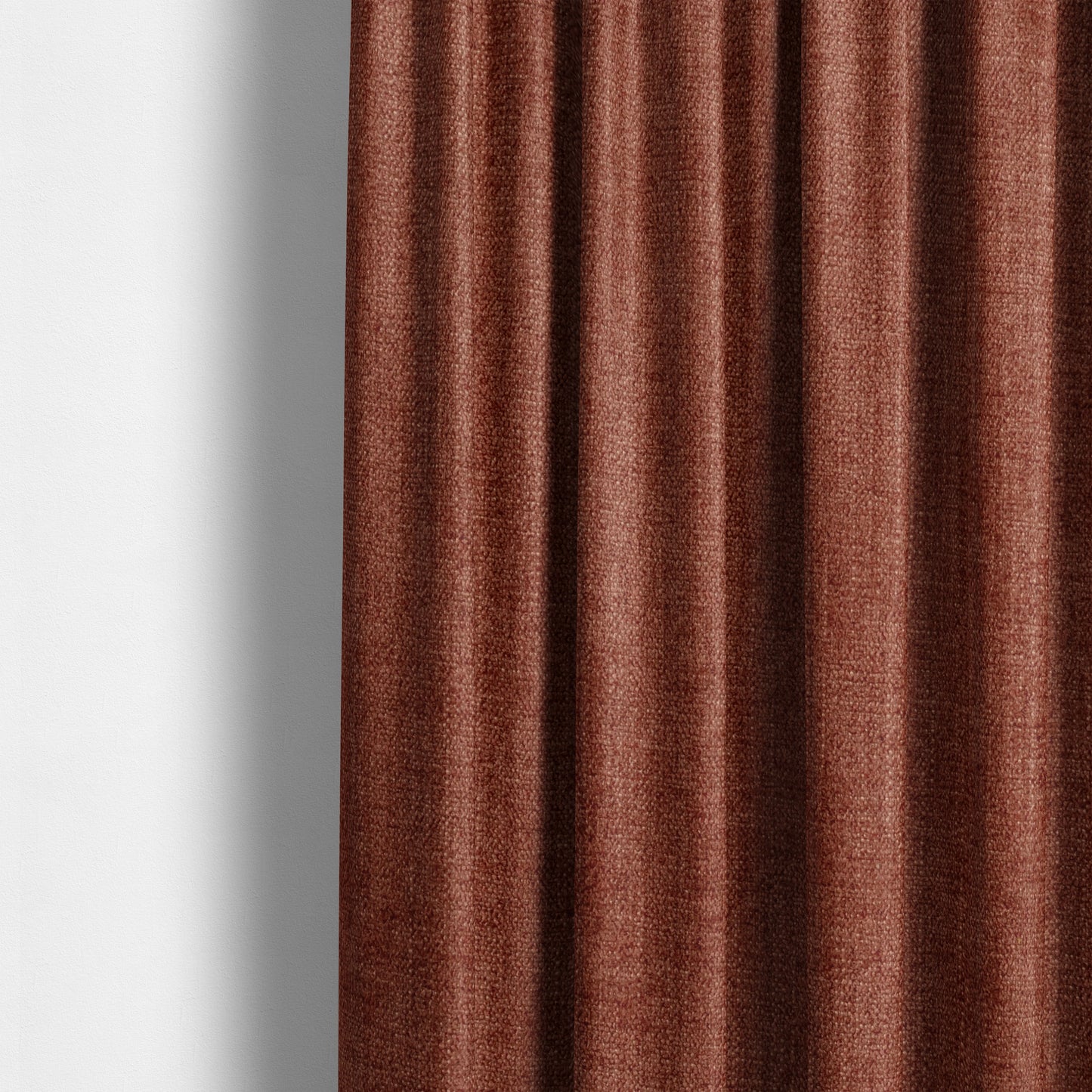 Sunset Chenille Material Rosewood Pink Colour Upholstery Fabric CTR-1311 - Made To Measure Curtains