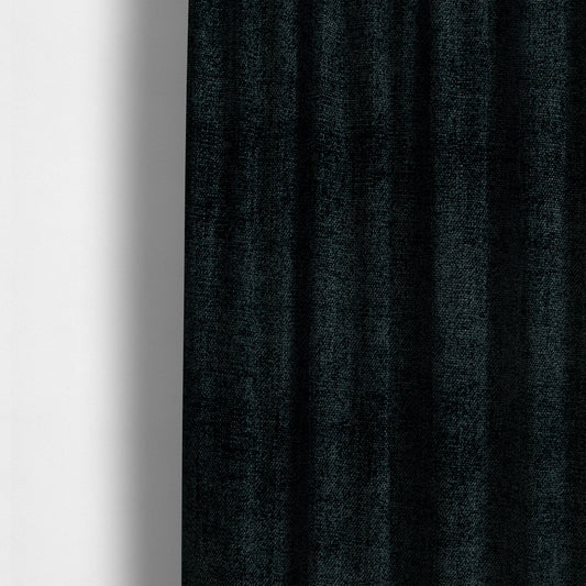 Sunset Chenille Material Denim Blue Colour Upholstery Fabric CTR-1320 - Made To Measure Curtains