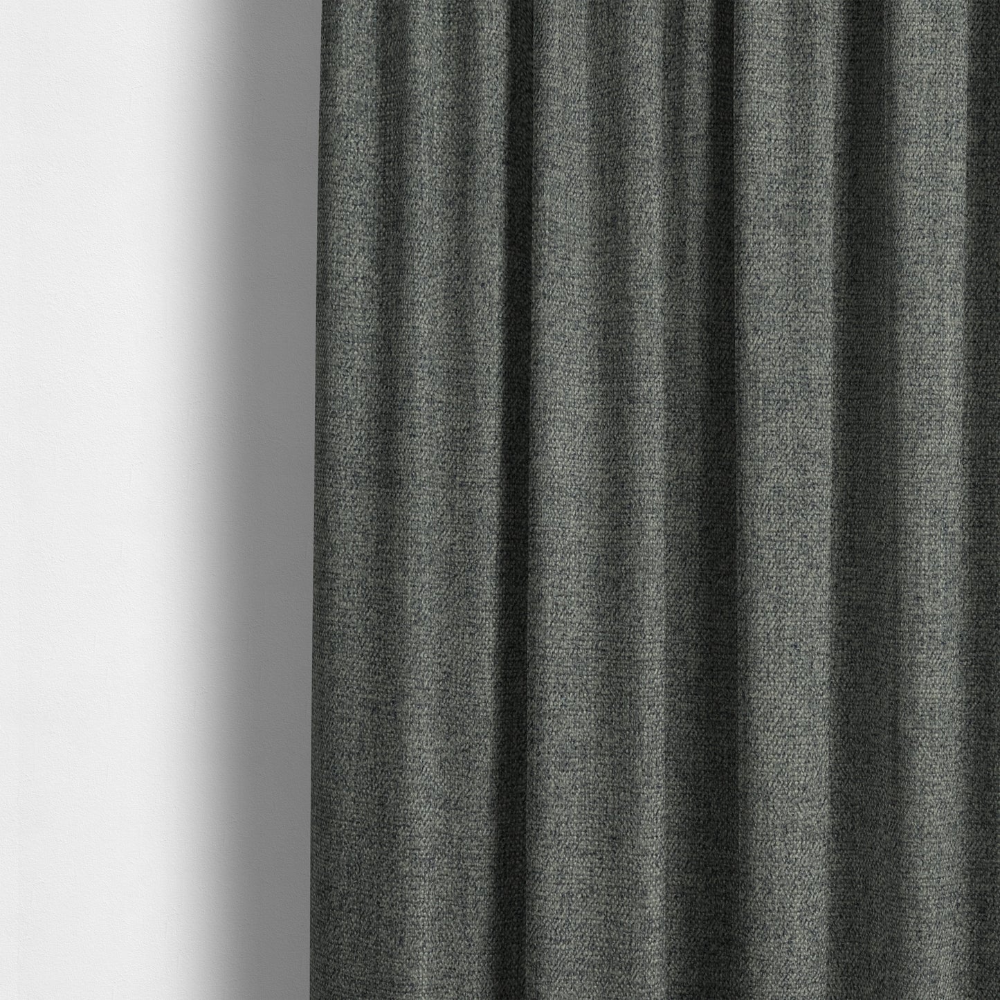 Sunset Chenille Material Flint Silver Colour Upholstery Fabric CTR-1321 - Made To Measure Curtains