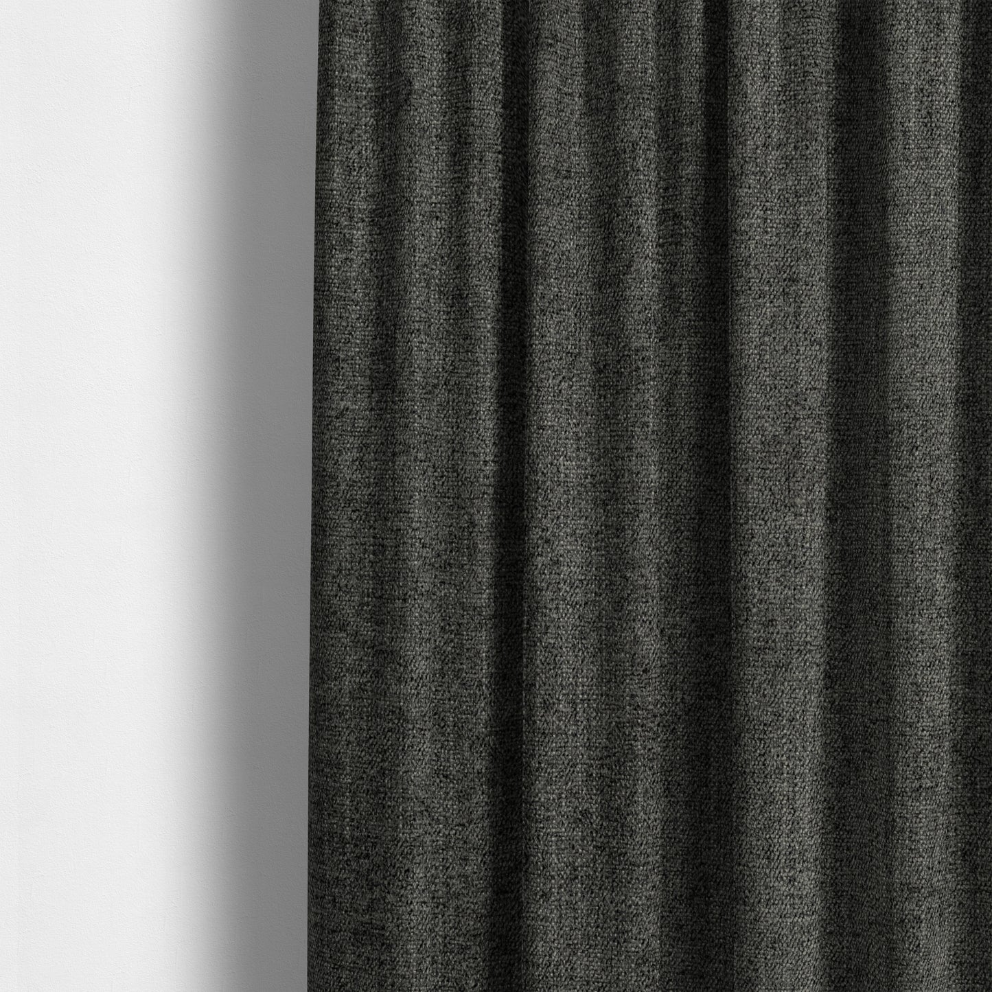 Sunset Chenille Material Slate Grey Colour Upholstery Fabric CTR-1322 - Made To Measure Curtains