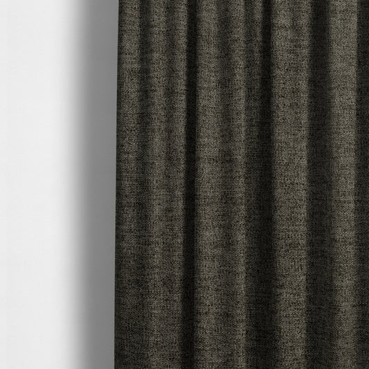 Sunset Chenille Material Shadow Grey Colour Upholstery Fabric CTR-1324 - Made To Measure Curtains