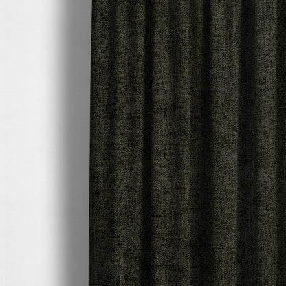 Sunset Chenille Material Iron Grey Colour Upholstery Fabric CTR-1325 - Made To Measure Curtains