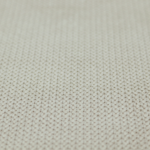 Chicago Bobble Effect Chenille Upholstery Fabric Coconut Milk Colour CTR-1339 - Made To Measure Curtains