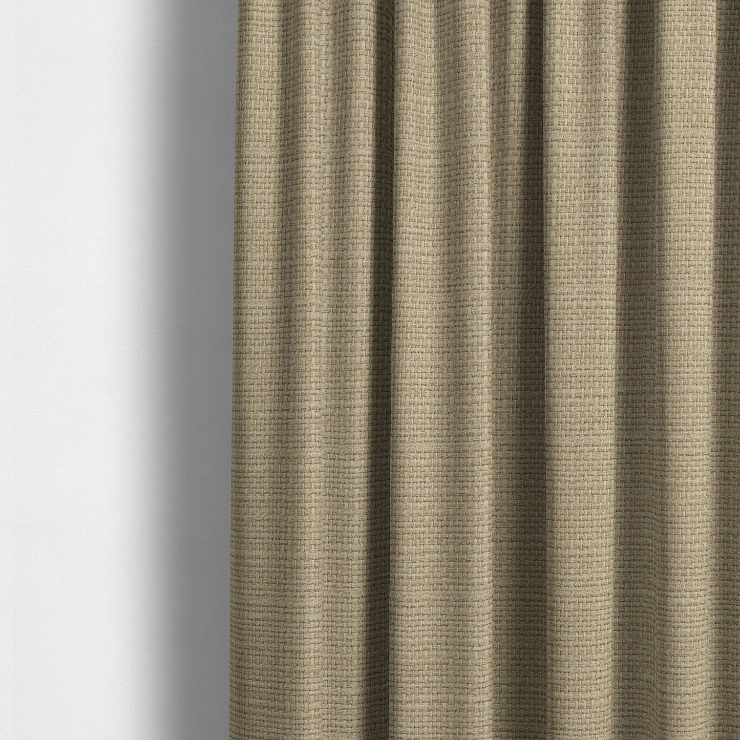 Washington Textured Chenille Cream Colour Upholstery Fabric CTR-1340 - Made To Measure Curtains