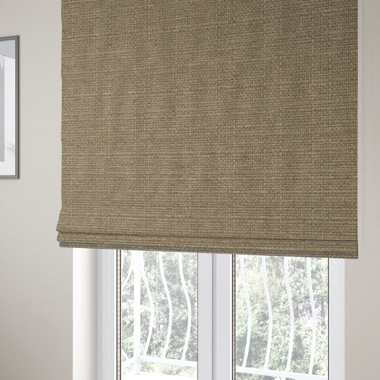 Washington Textured Chenille Beige Colour Upholstery Fabric CTR-1341 - Roman Blinds