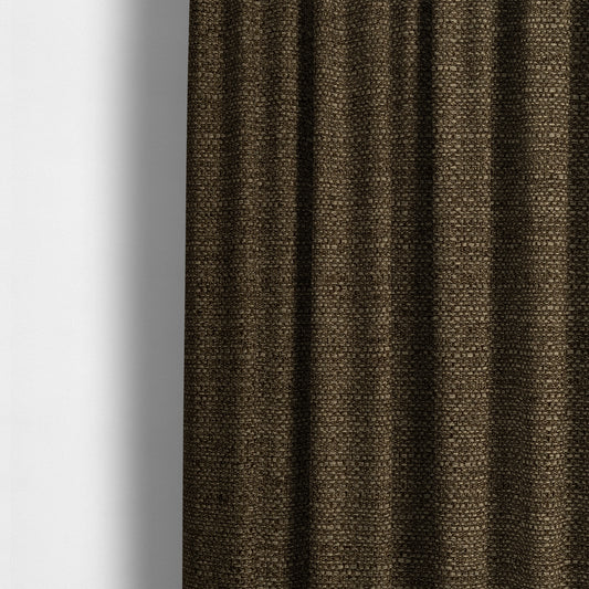 Washington Textured Chenille Brown Colour Upholstery Fabric CTR-1342 - Made To Measure Curtains