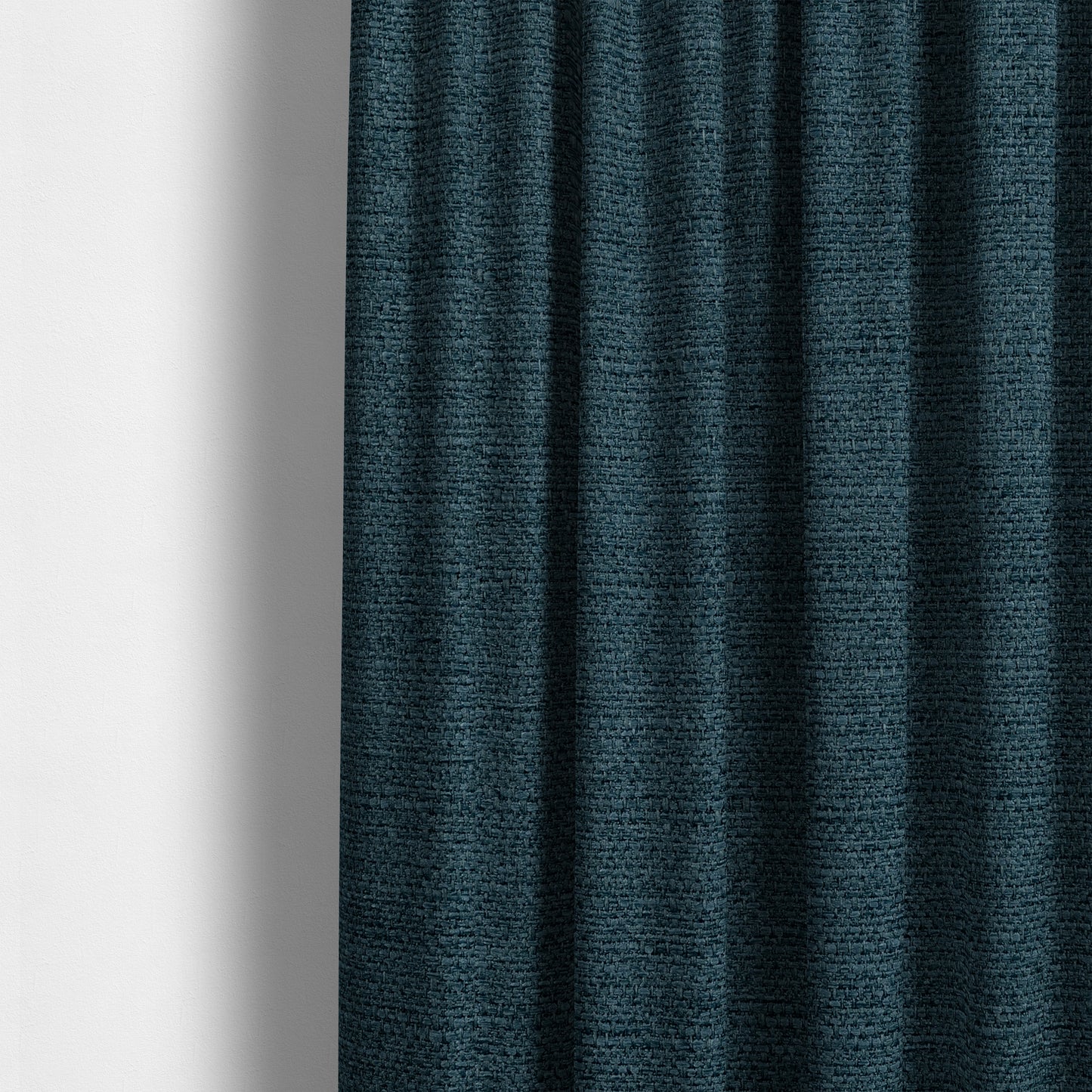 Washington Textured Chenille Blue Colour Upholstery Fabric CTR-1343 - Made To Measure Curtains