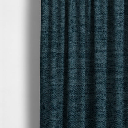 Washington Textured Chenille Blue Colour Upholstery Fabric CTR-1343 - Made To Measure Curtains