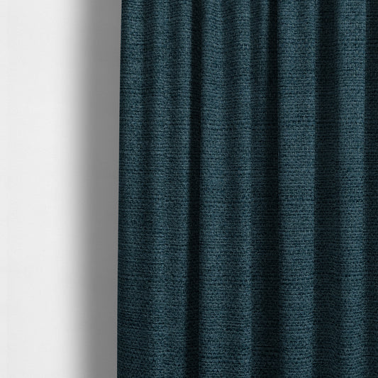 Washington Textured Chenille Blue Colour Upholstery Fabric CTR-1343 - Made To Measure Curtains