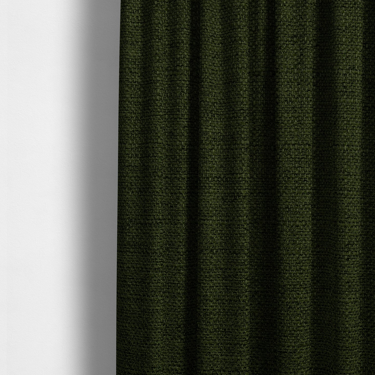 Washington Textured Chenille Green Colour Upholstery Fabric CTR-1344 - Made To Measure Curtains