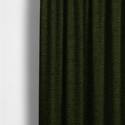 Washington Textured Chenille Green Colour Upholstery Fabric CTR-1344 - Made To Measure Curtains