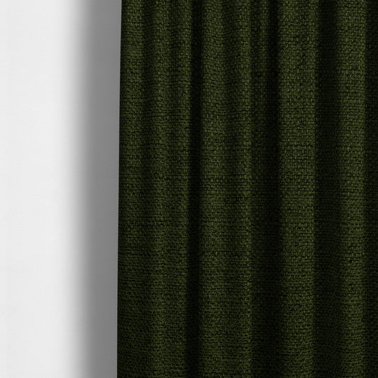 Washington Textured Chenille Green Colour Upholstery Fabric CTR-1344 - Made To Measure Curtains