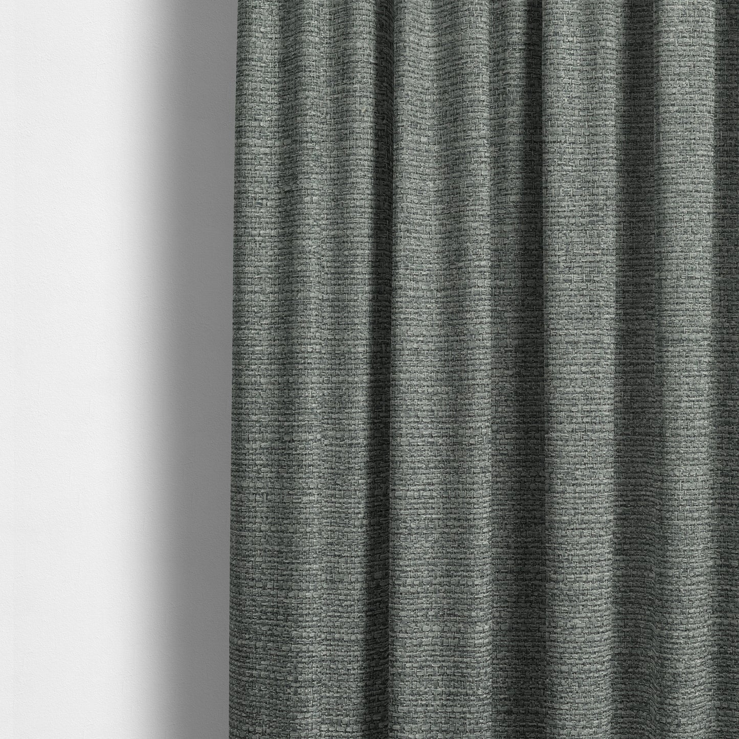 Washington Textured Chenille Silver Colour Upholstery Fabric CTR-1345 - Made To Measure Curtains